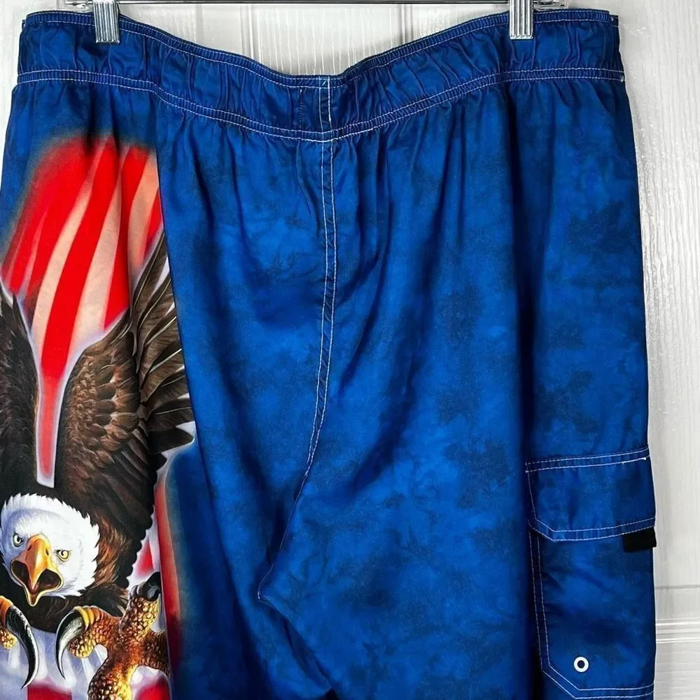 The Mountain Screaming Eagle Swim Trunks Sz XL